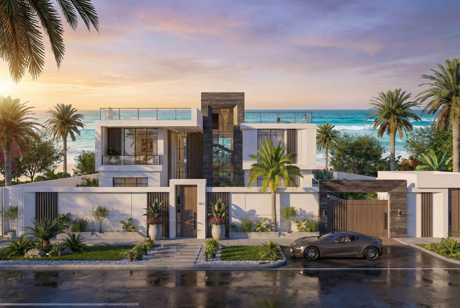 Contemporary Residence, Madinat Al Riyadh, Abu Dhabi: design visualisation by Nation