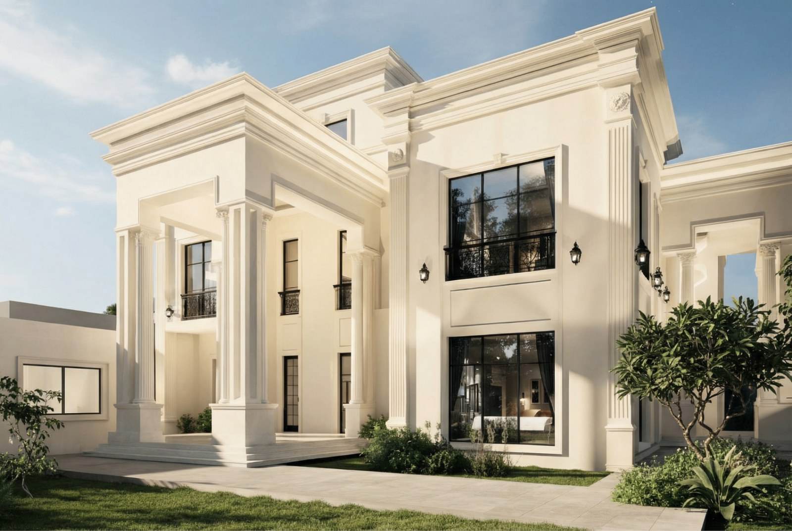 Classic Villa, Mohamed Bin Zayed City, Abu Dhabi: design visualisation by Nation